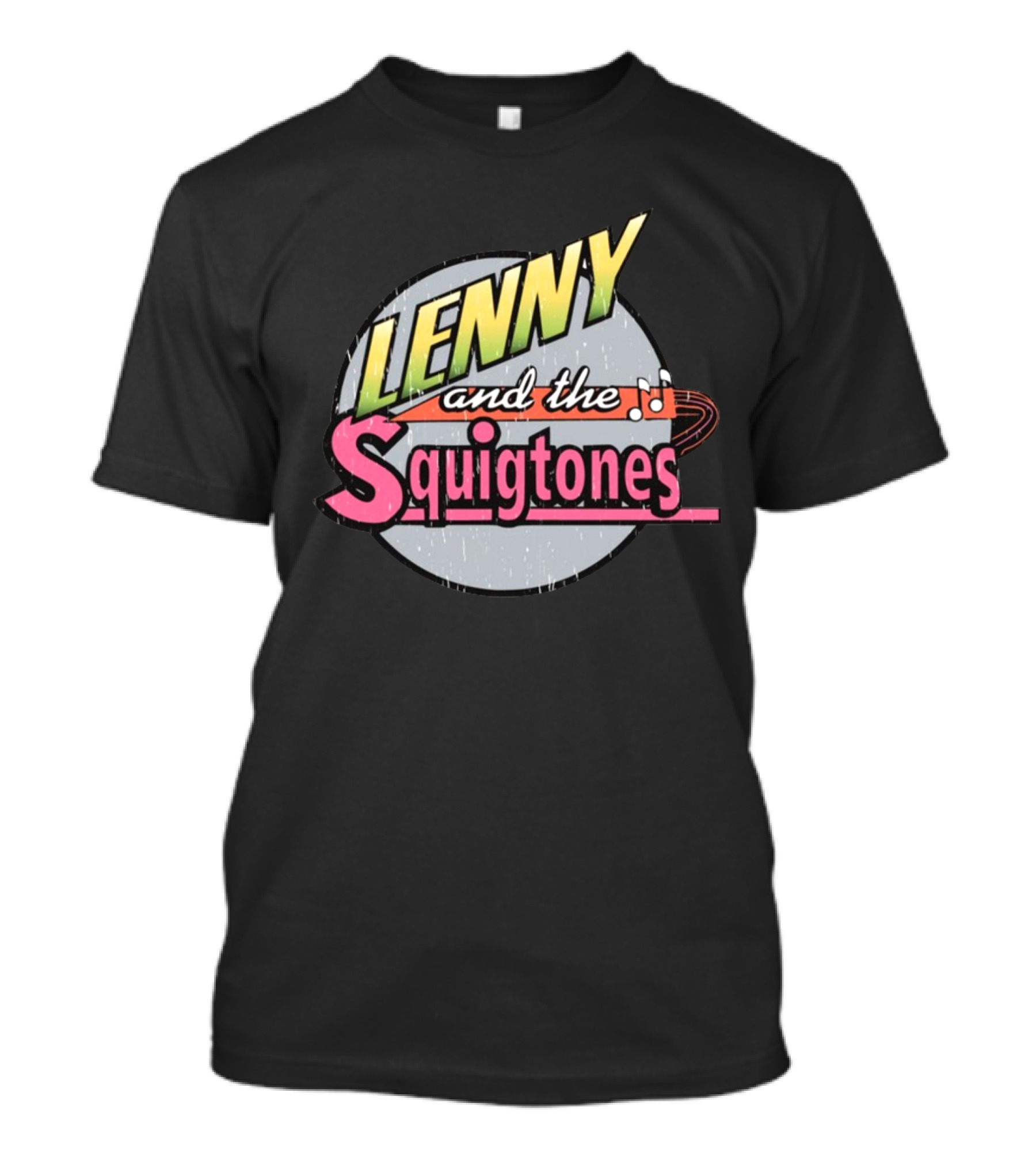 Lenny And The Squigtones Vintage Retro Band T-Shirt