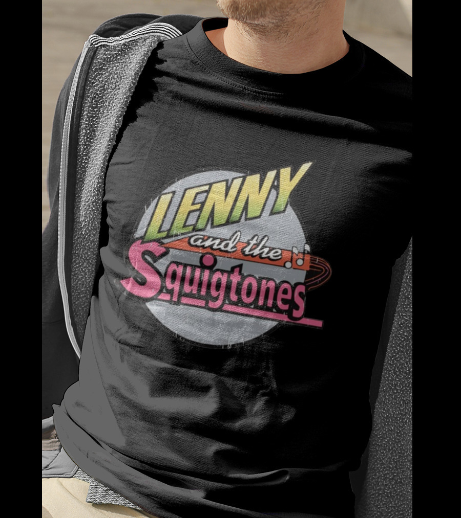 Lenny And The Squigtones Vintage Retro Band T-Shirt