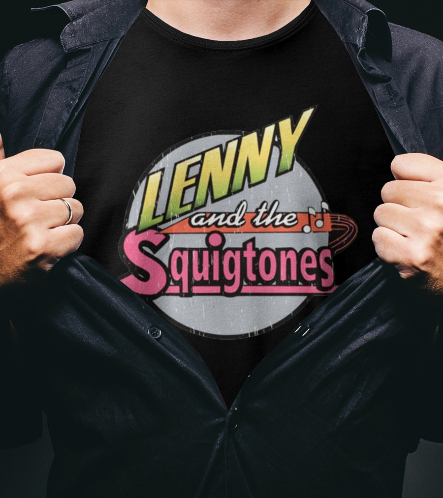 Lenny And The Squigtones Vintage Retro Band T-Shirt