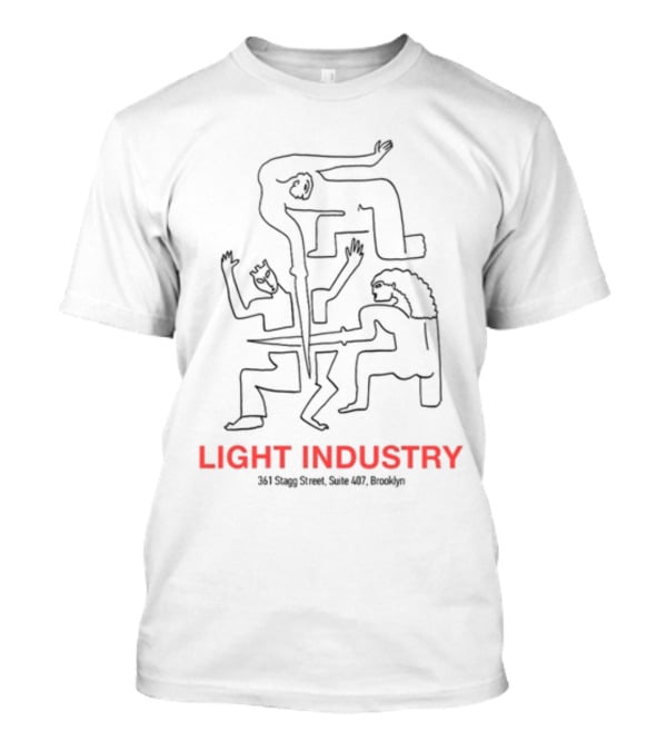 Light Industry 361 Stagg Street Suite 407 Brooklyn Line T-Shirt