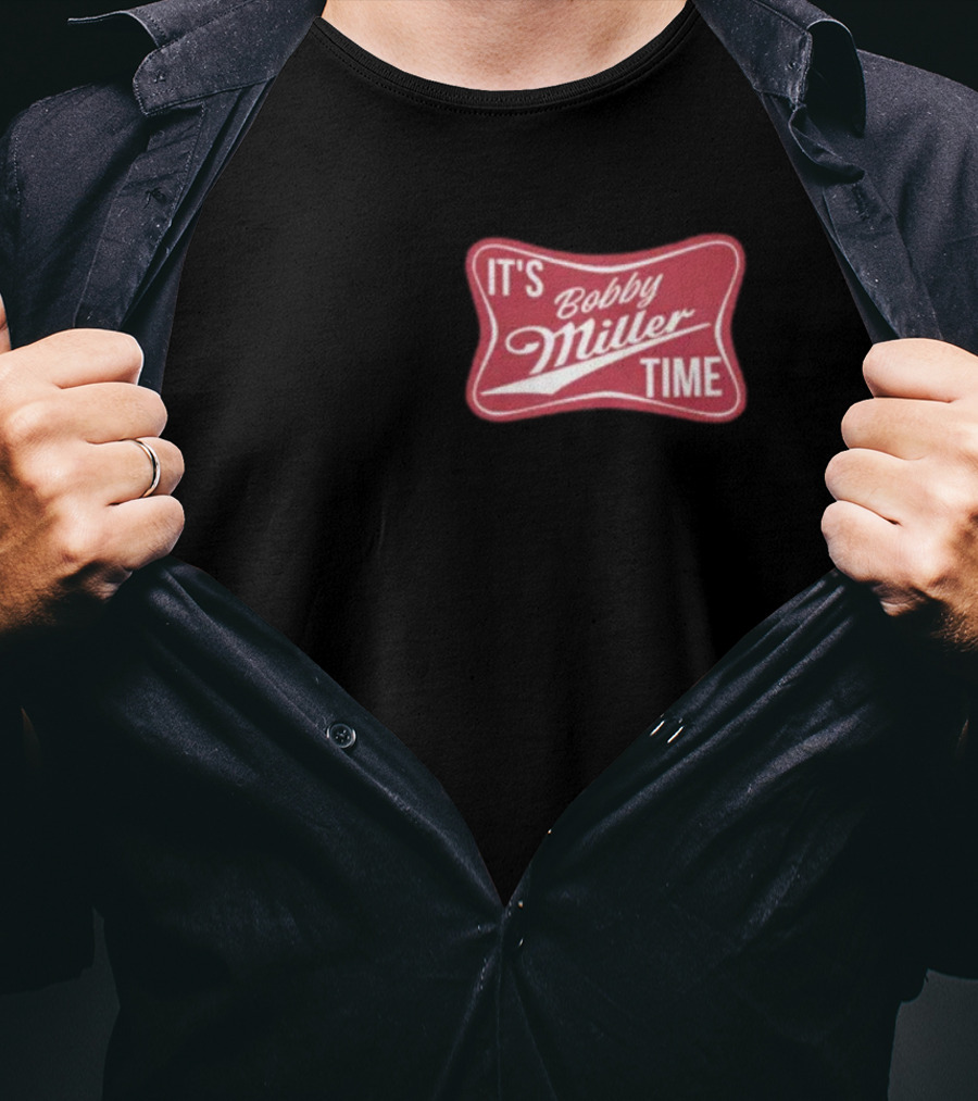 It's Bobby Miller Time Red T-Shirt