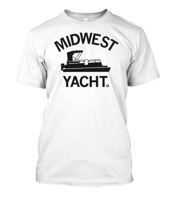 MIDWEST YACHT Pontoon Boat Raygun T-Shirt