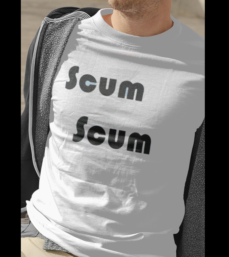 Scum Scum Lightning Bolt T-Shirt