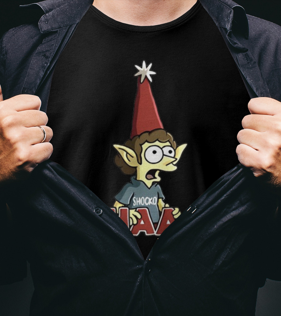 Disenchantment Shocko Whaaa Elf Character Reaction T-Shirt