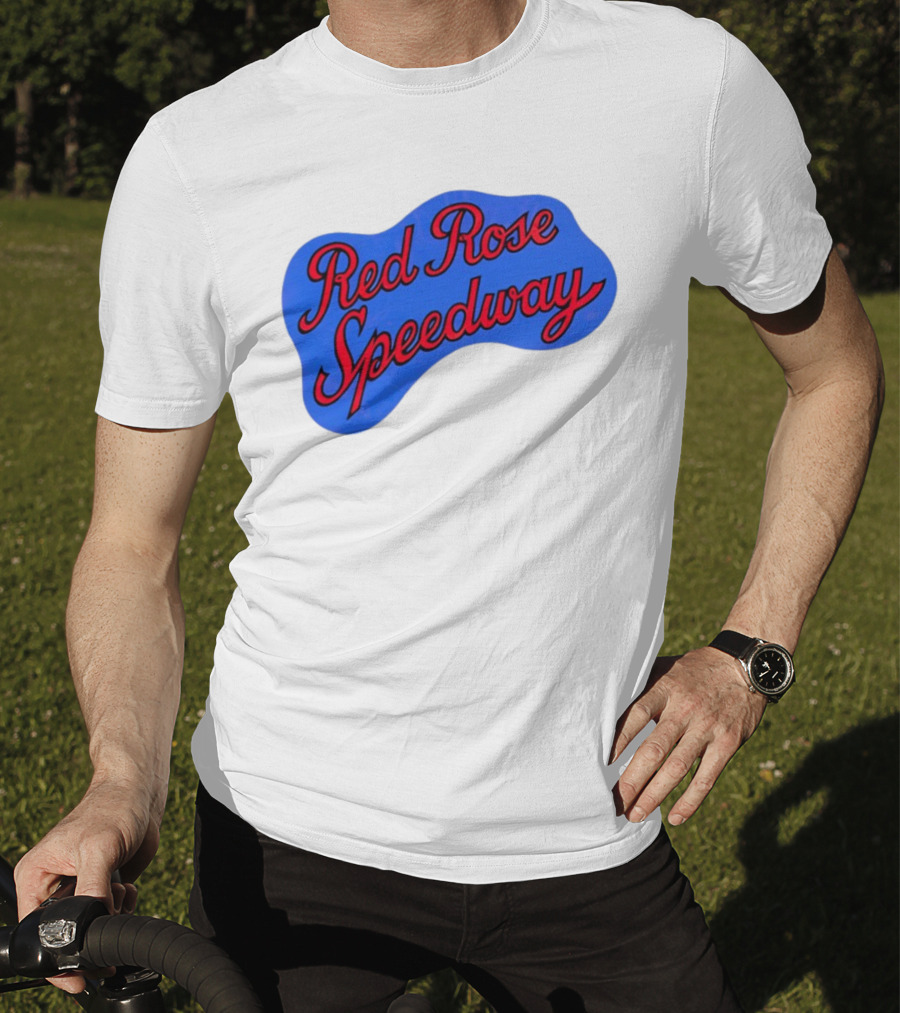 Red Rose Speedway Vintage Blue Emblem T-Shirt