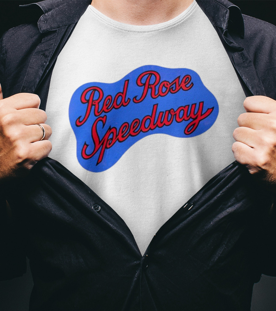 Red Rose Speedway Vintage Blue Emblem T-Shirt