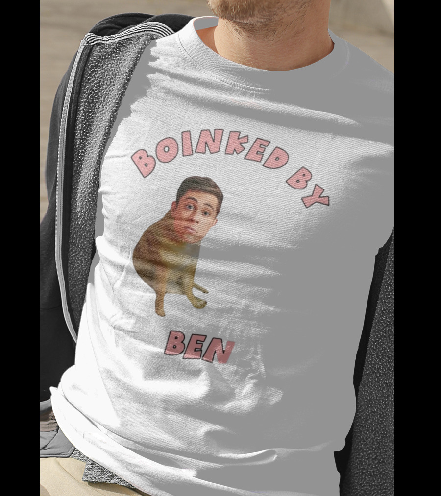 Boinked By Ben Dog Face Collage T-Shirt
