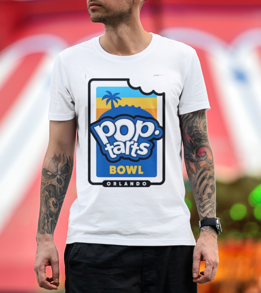 Pop Tarts Bowl Orlando Florida Palm Sunset T-Shirt