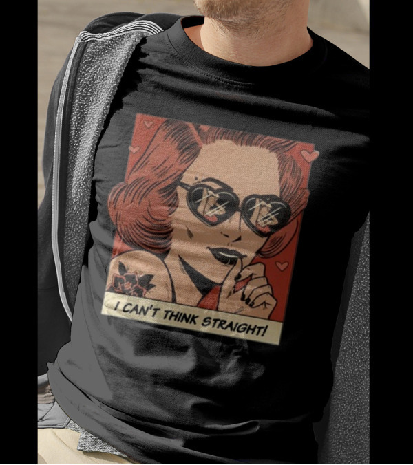 Jenifer Prince I Can't Think Straight Comic Style Retro T-Shirt