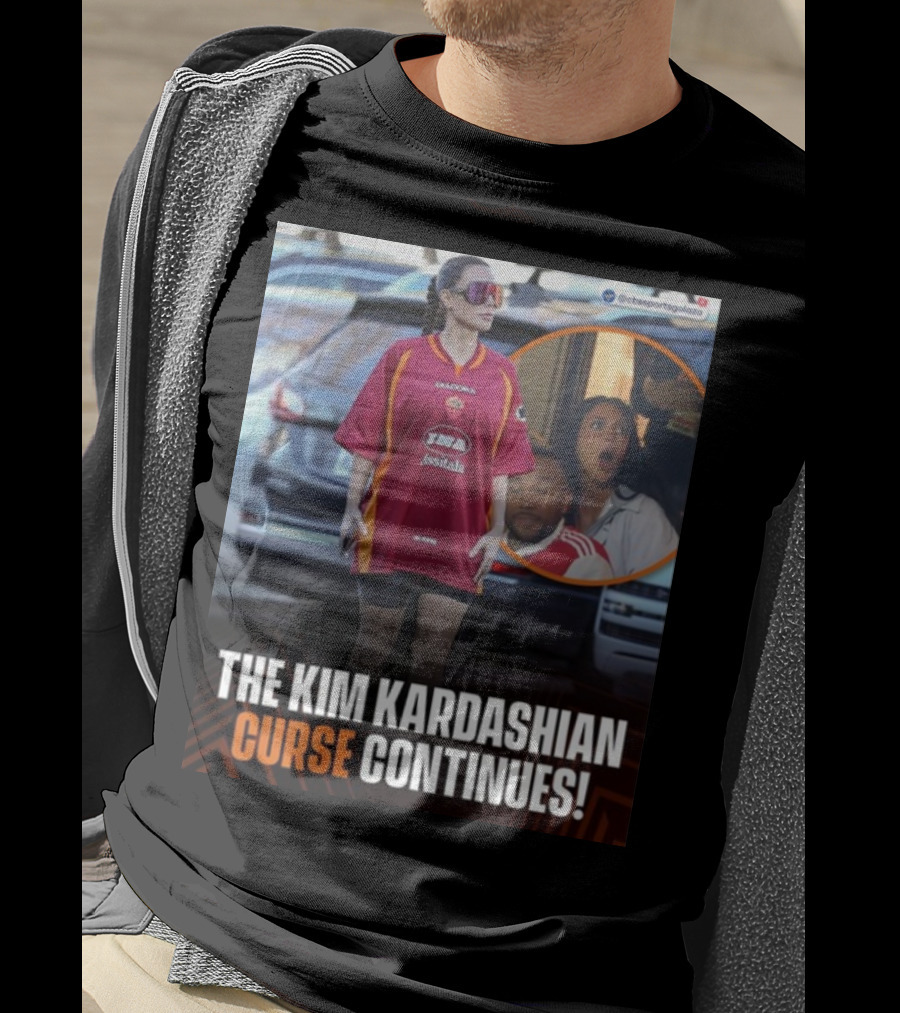 The Kim Kardashian Curse Continues Sports Reaction Scene T-Shirt