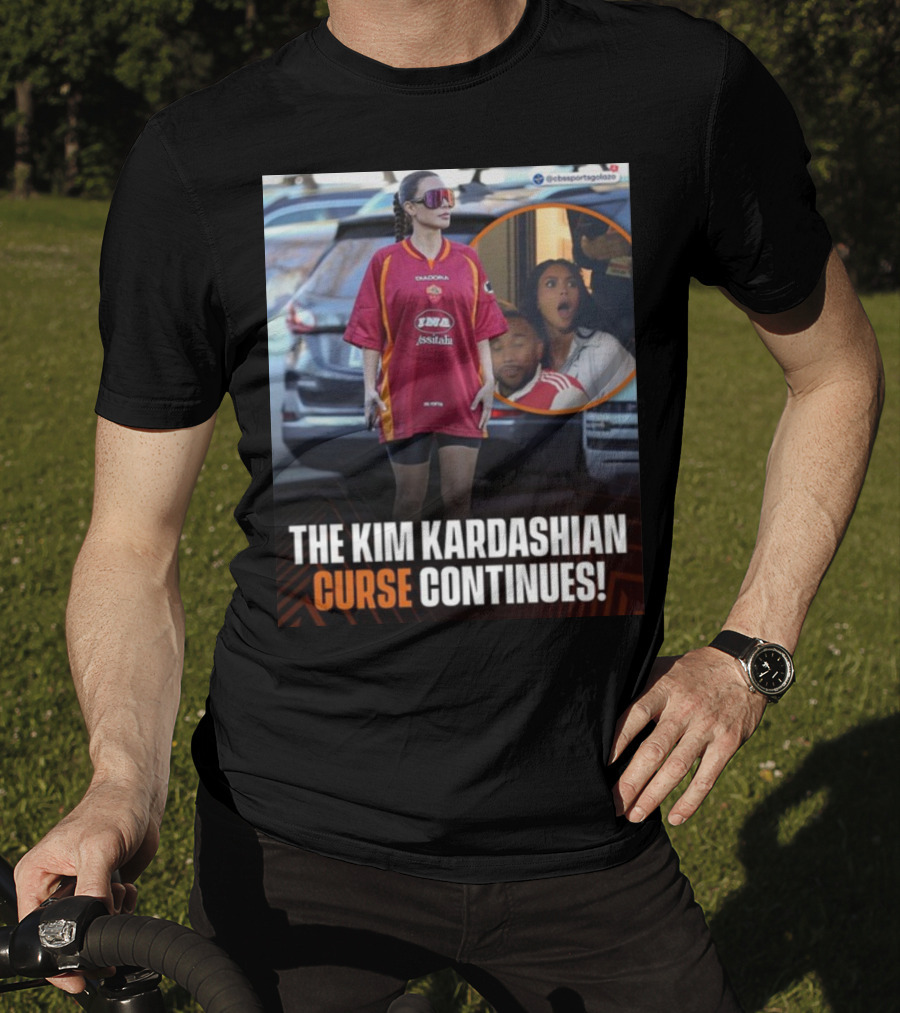 The Kim Kardashian Curse Continues Sports Reaction Scene T-Shirt