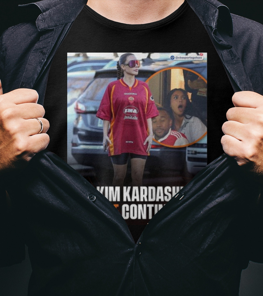 The Kim Kardashian Curse Continues Sports Reaction Scene T-Shirt