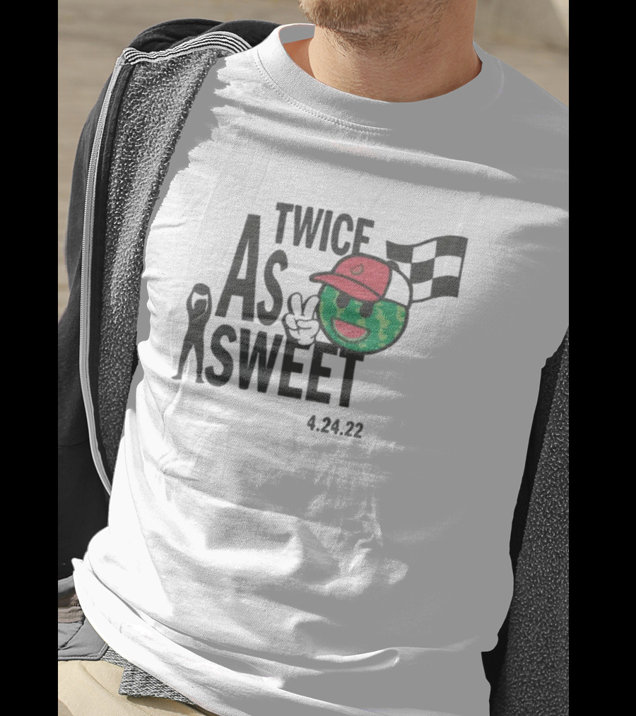 Melon Man Brand Store Ross Chastain Twice As Sweet 4.24.22 Racing Victory T-Shirt