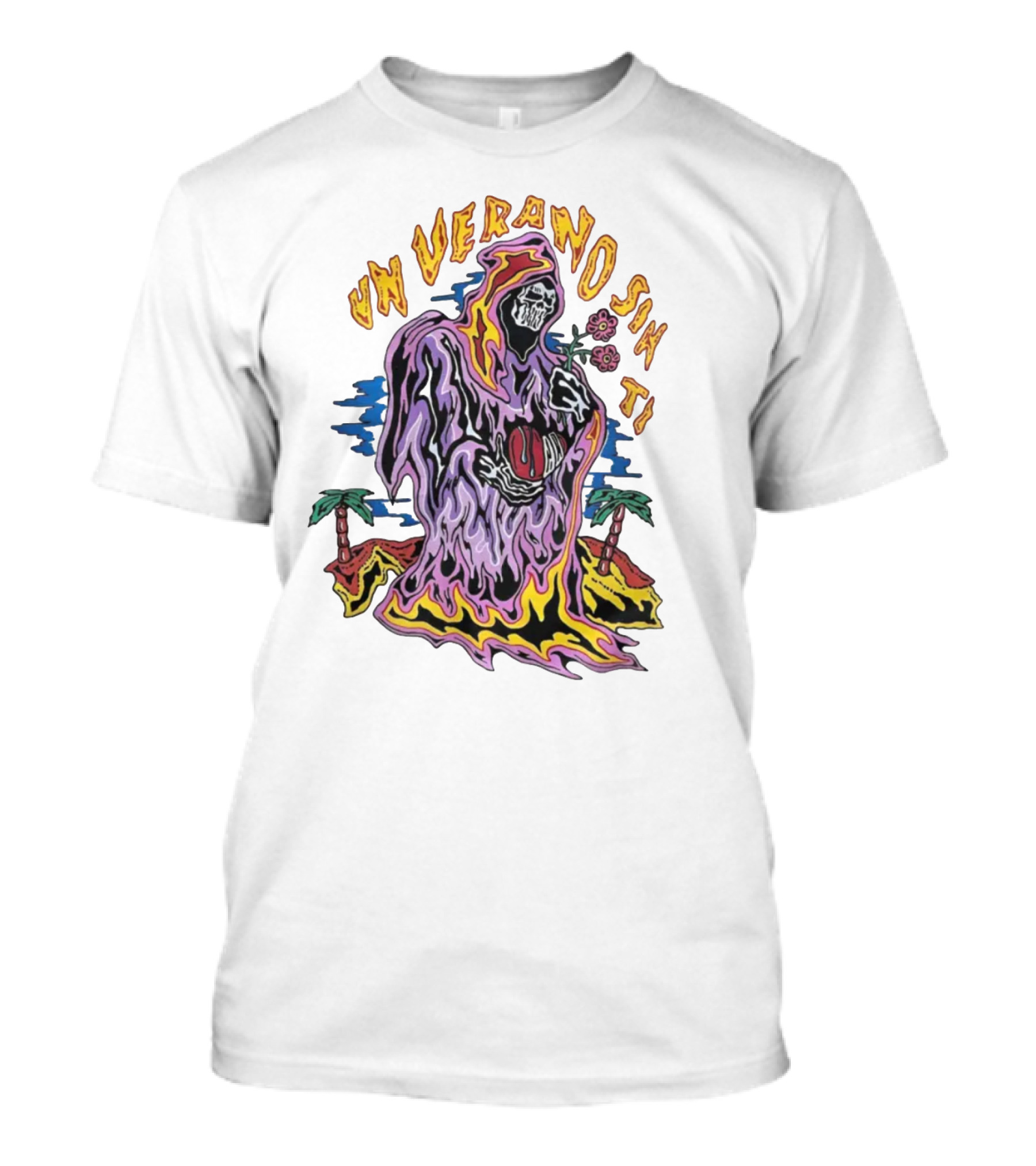 Warren Lotas Bad Bunny Un Verano Sin Ti Grim Reaper T-Shirt