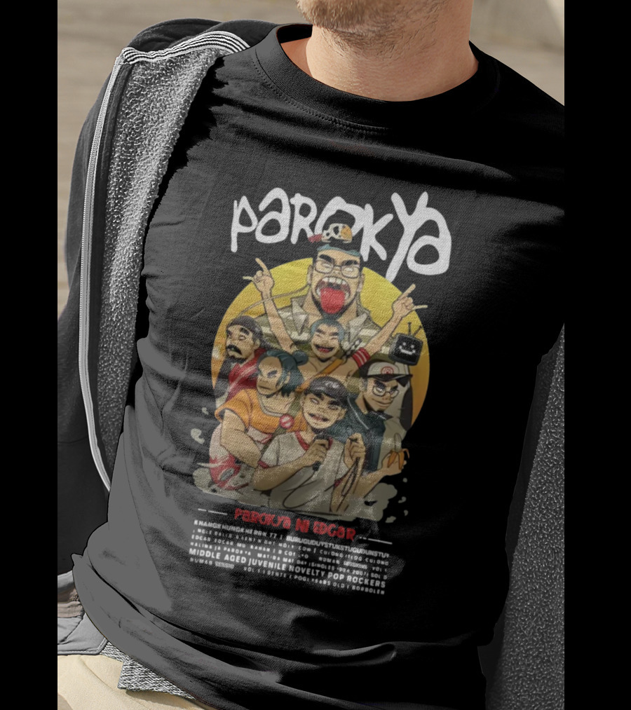 Parokya Ni Edgar Hanggang Hanggang Middle Aged Juvenile Novelty Pop Rockers T-Shirt
