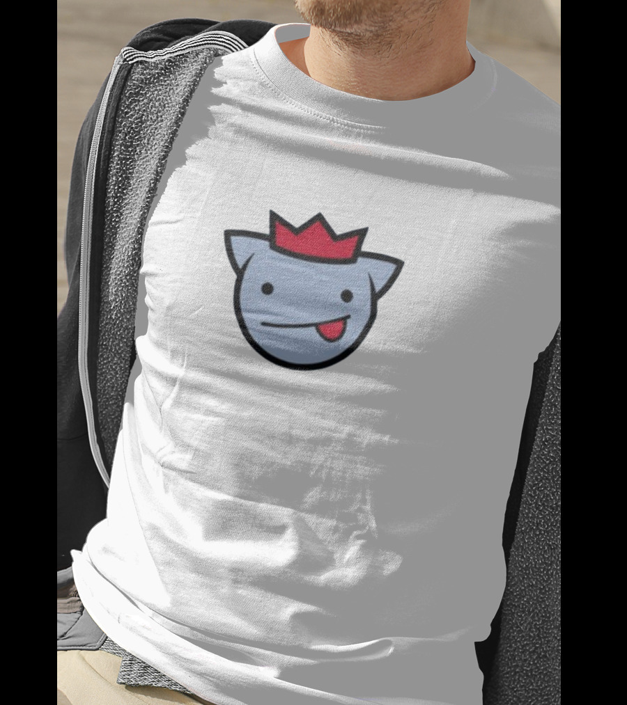Agro Skeppy Collaboration Red Crown Blue Face T-Shirt