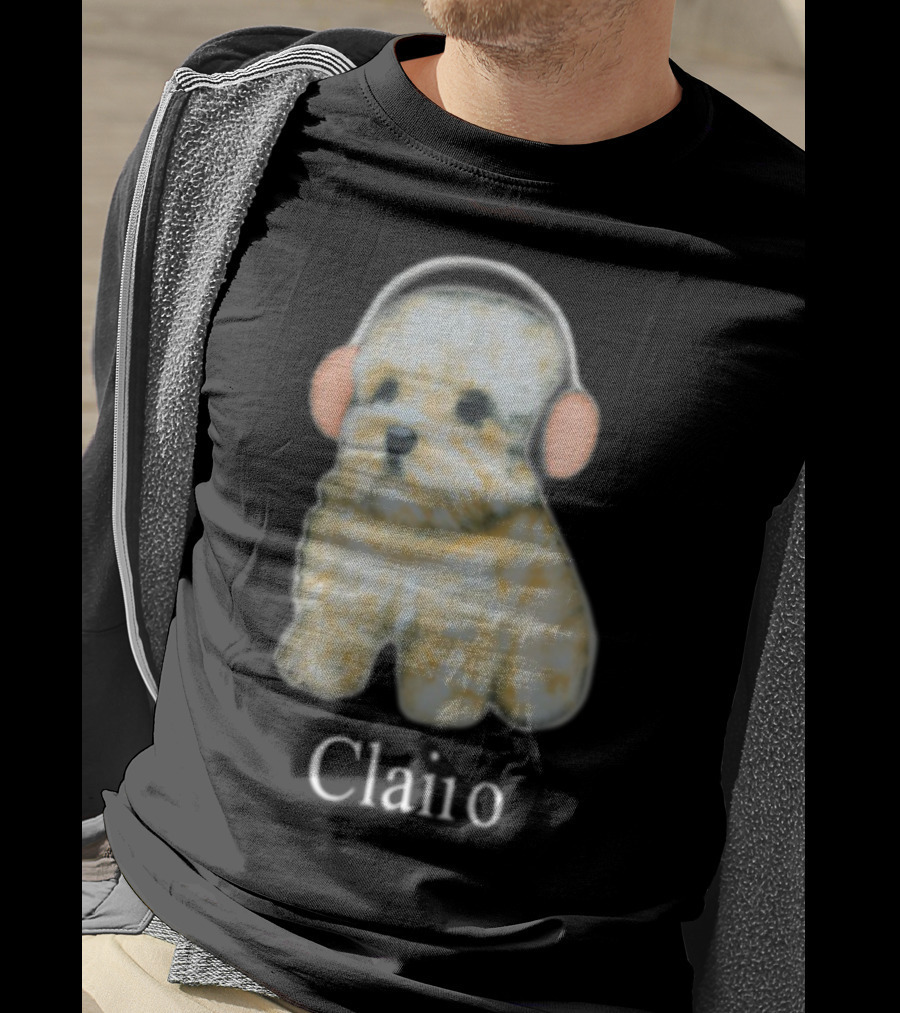 Clairo Dog With Headphones T-Shirt