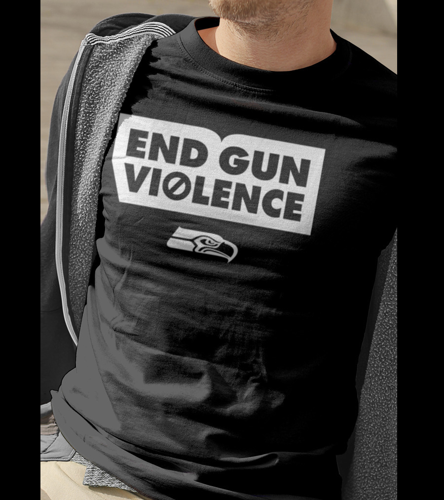 End Gun Violence Seahawks Initiative T-Shirt