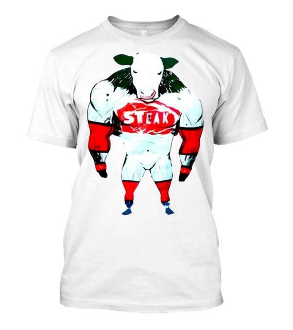 Dr Shawn Baker Steak Cow Bodybuilder T-Shirt