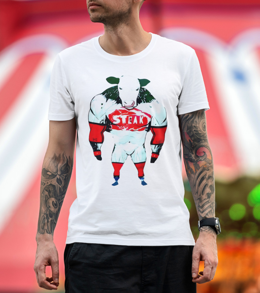 Dr Shawn Baker Steak Cow Bodybuilder T-Shirt