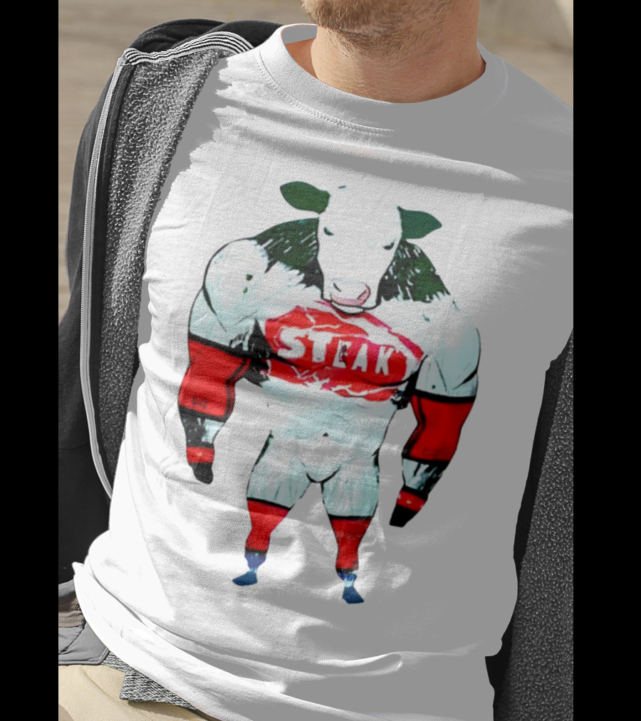 Dr Shawn Baker Steak Cow Bodybuilder T-Shirt