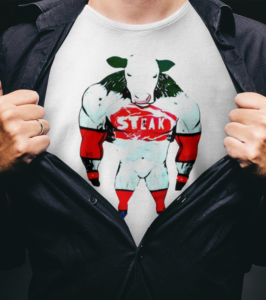 Dr Shawn Baker Steak Cow Bodybuilder T-Shirt