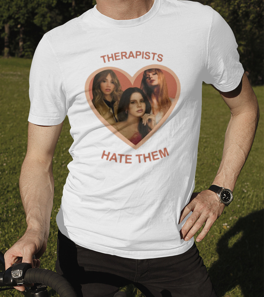 Therapists Hate Them Heart Shape Group Waterhouse T-Shirt