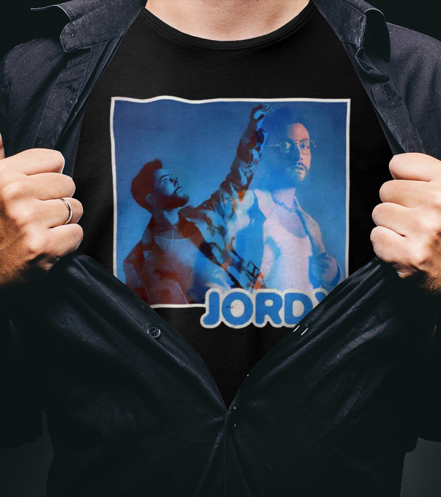 Jordy Feelin Blue Dual Portrait With Cool Tones T-Shirt