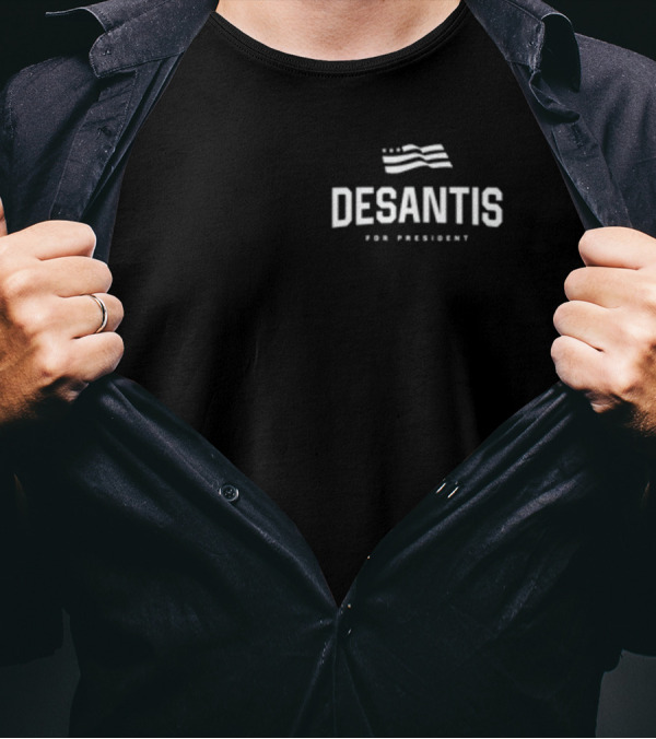 Desantis For President Casey Desantis Wearing Where Woke Goes To Die T-Shirt