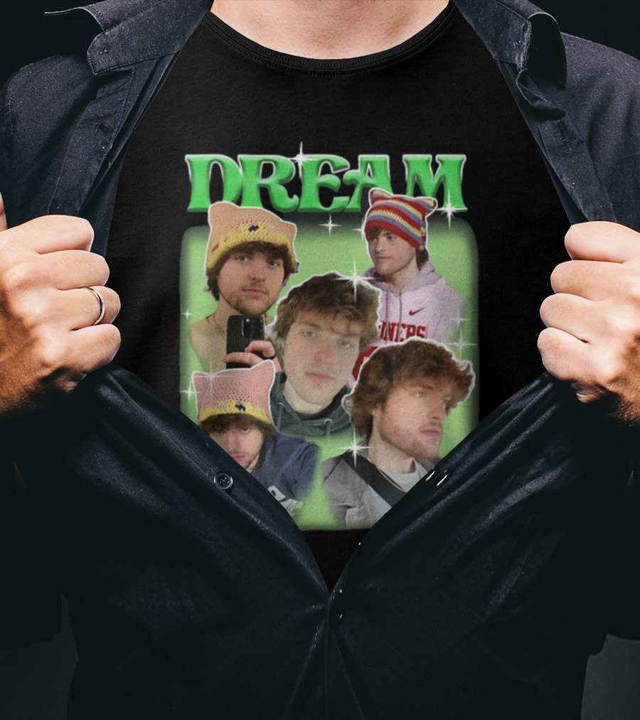 Dreamwastaken Devllishdrm Band Image Collage T-Shirt