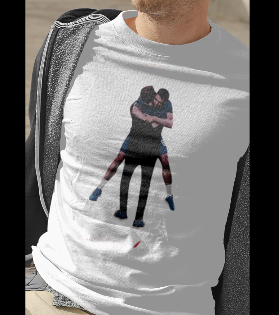 Merci Paris Soccer Celebration Hug T-Shirt