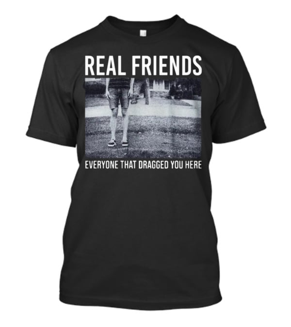 REAL FRIENDS Everyone That Dragged You Here Album Cover T-Shirt