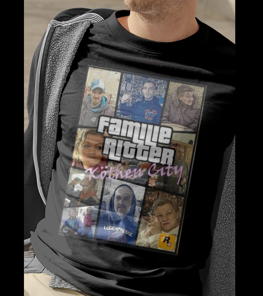 Familie Ritter Köthen City Rockstar Hauer Bermann Lügenpresse T-Shirt