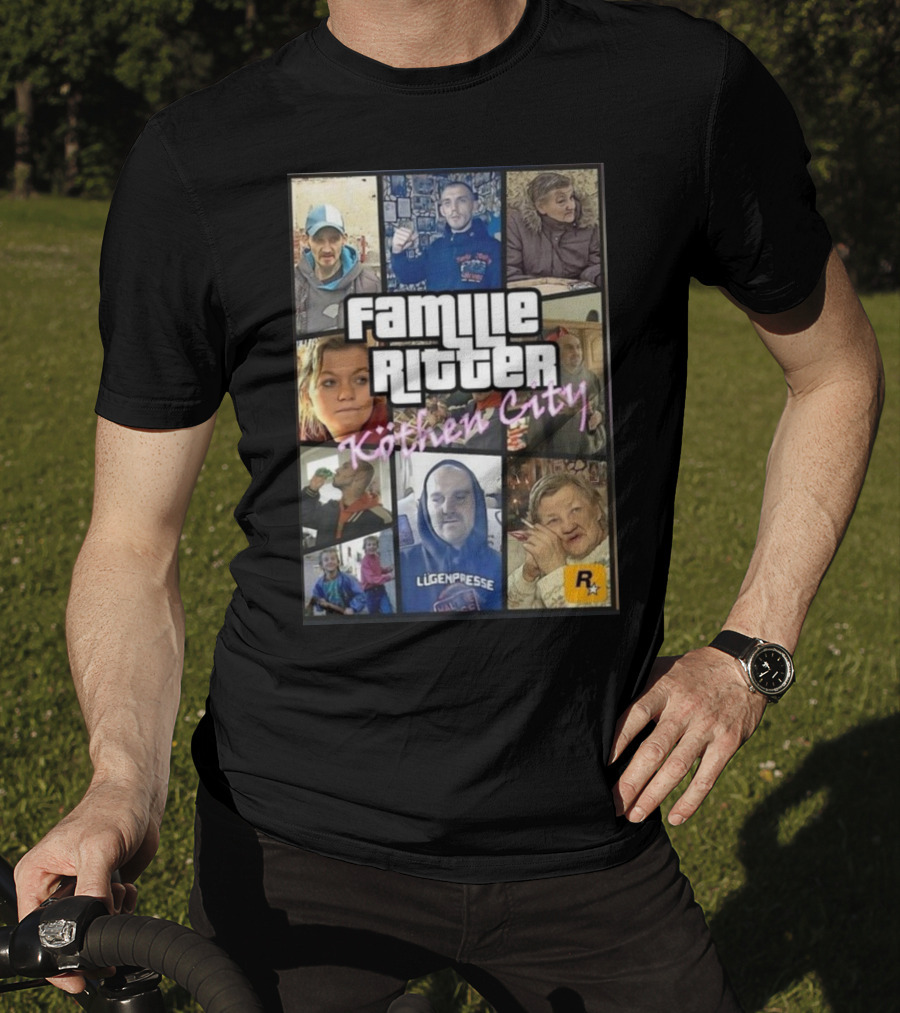 Familie Ritter Köthen City Rockstar Hauer Bermann Lügenpresse T-Shirt