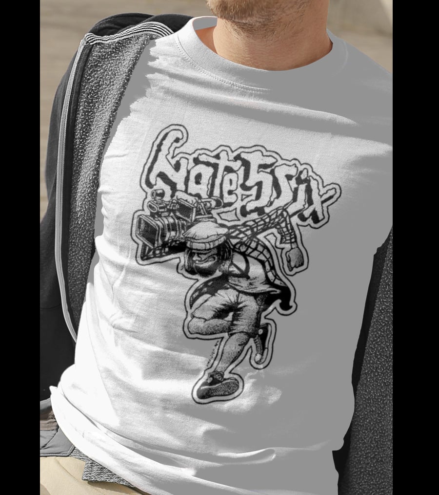 Hate5six Graffiti Style Cameraman 2 Stepper T-Shirt