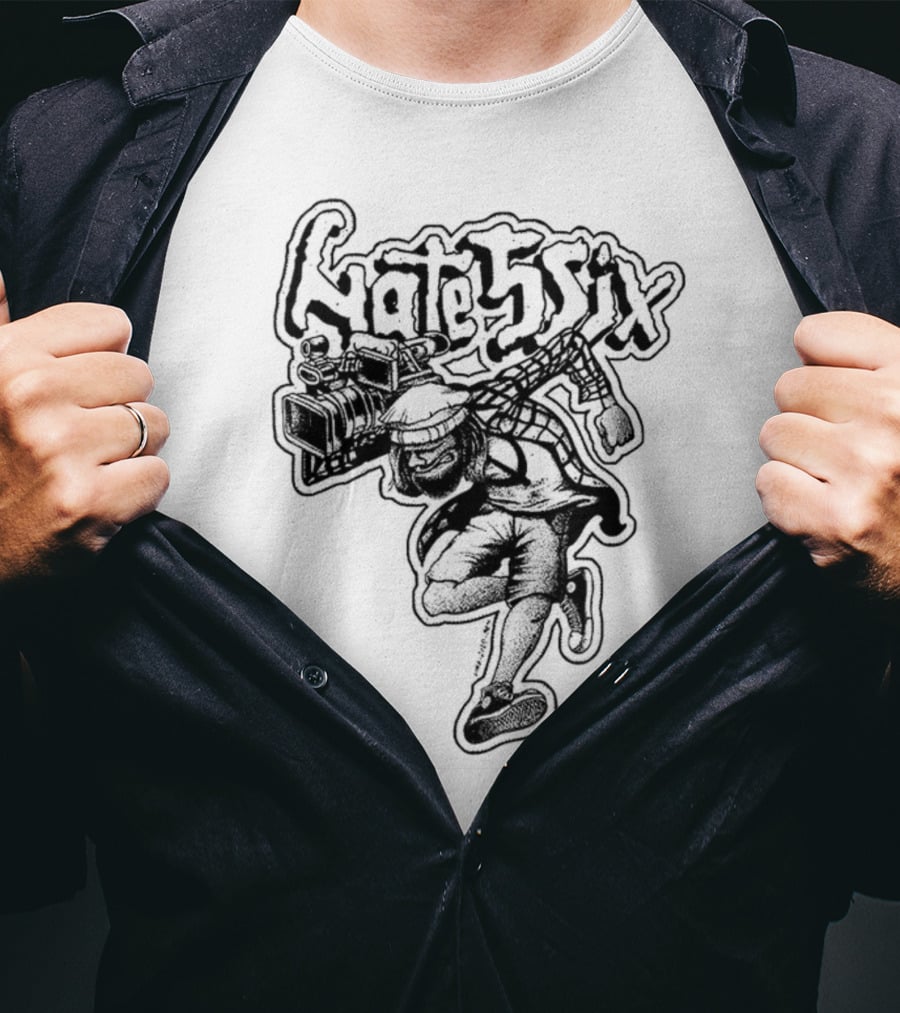 Hate5six Graffiti Style Cameraman 2 Stepper T-Shirt