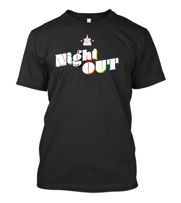Night Out W Pride Rainbow T-Shirt