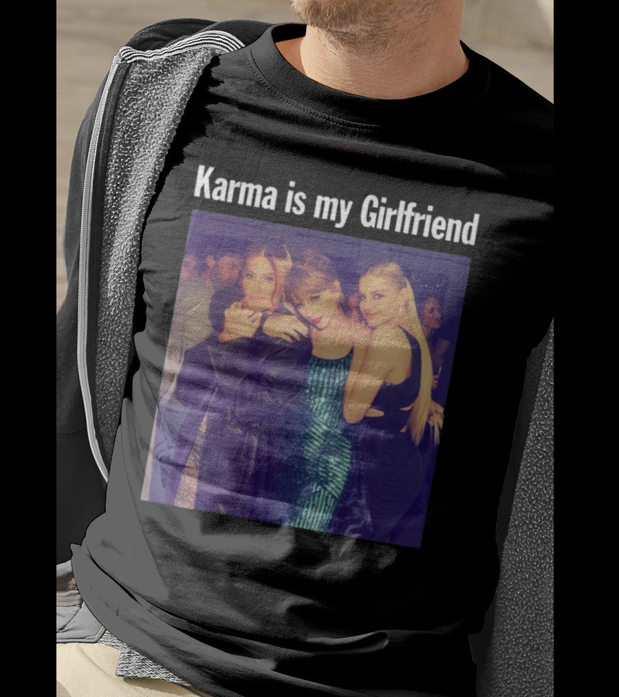 Karma Is My Girlfriend Taylor Green Blue Dress T-Shirt