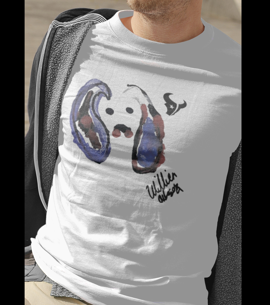 Texans Will Anderson Jr Artwork Featuring Rookie Signature T-Shirt