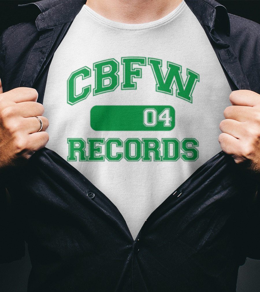 1Millthebrand CBFW 04 Records Merch T-Shirt
