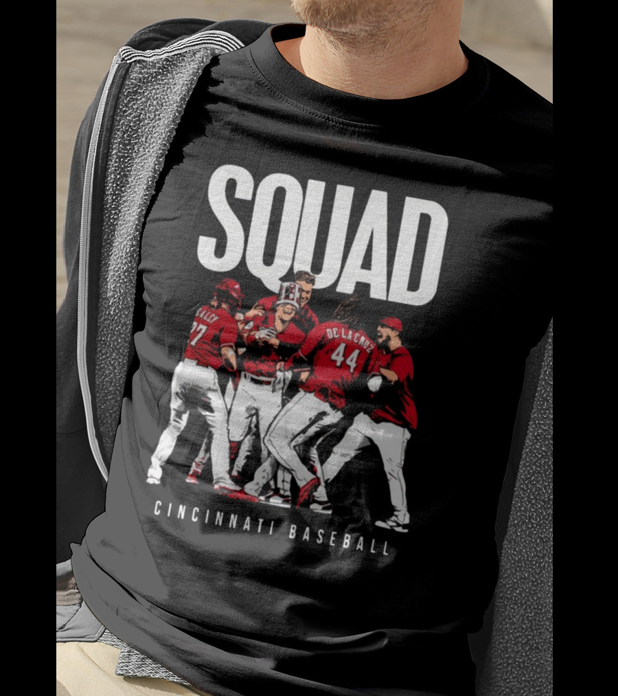 SQUAD Cincinnati Baseball Team T-Shirt