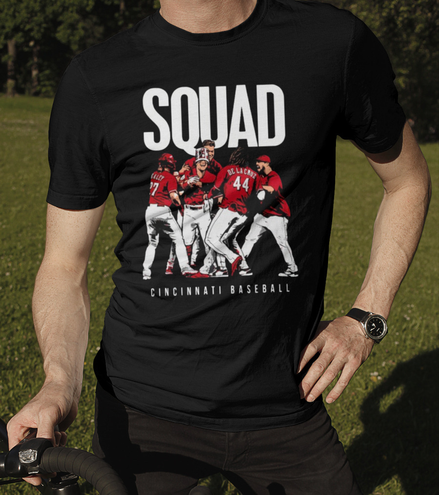 SQUAD Cincinnati Baseball Team T-Shirt