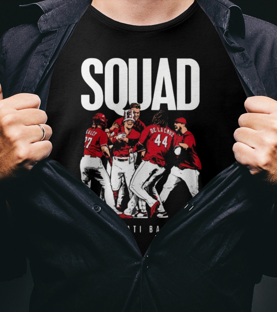 SQUAD Cincinnati Baseball Team T-Shirt