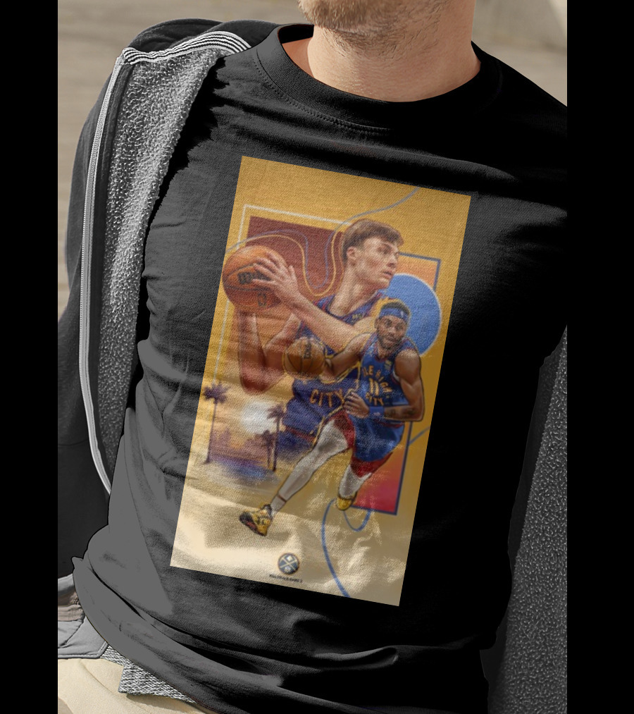 Denver Nuggets Bruce And Christian City Edition Basketball T-Shirt