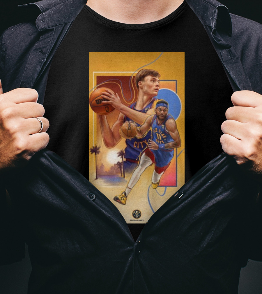 Denver Nuggets Bruce And Christian City Edition Basketball T-Shirt