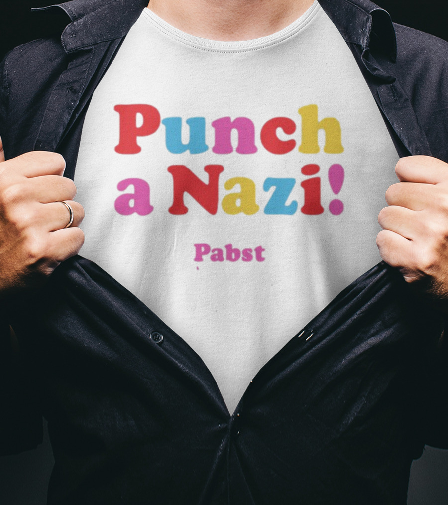 Punch A Nazi Pabst T-Shirt