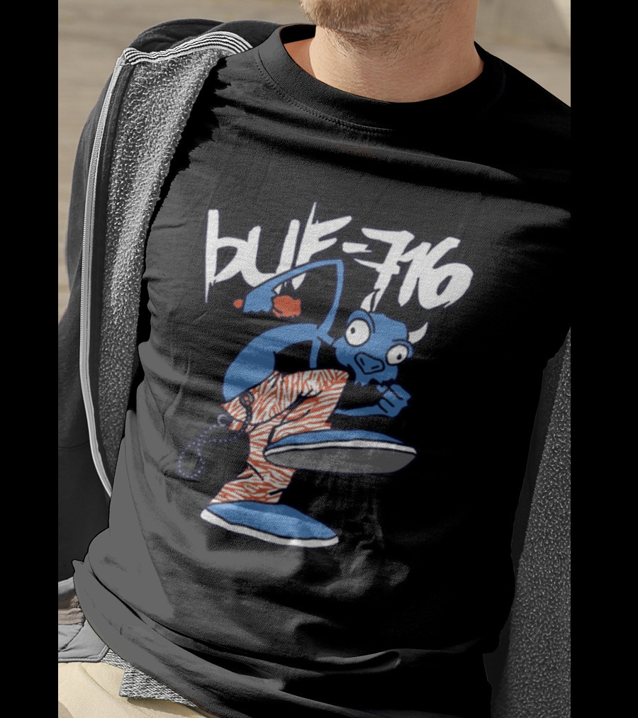 BUF 716 Martial Arts Buffalo Character T-Shirt