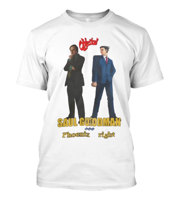 Saul Goodman Phoenix Wright Objection T-Shirt