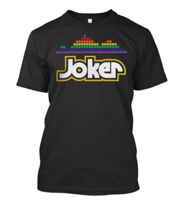 Joker Logo Dan Patrick Shop Rainbow Equalizer T-Shirt