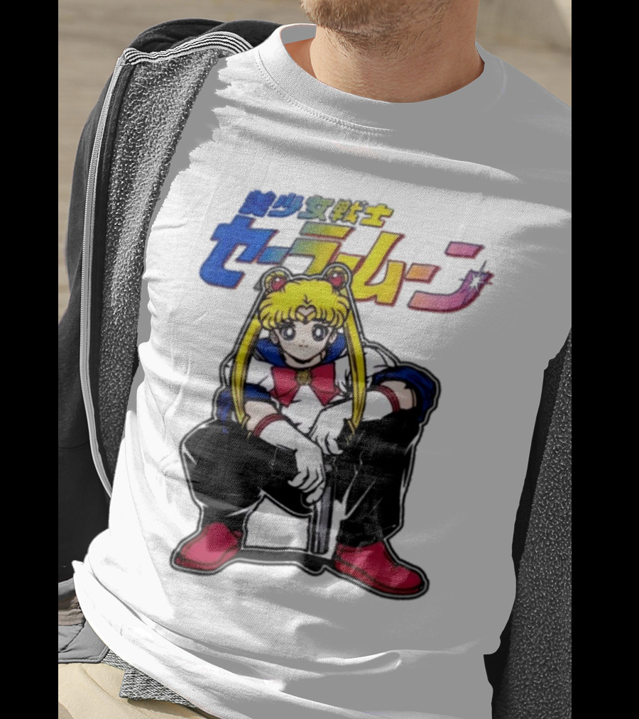 Bishoujo Senshi Sailor Moon With Gun T-Shirt